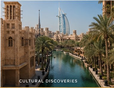 Private guided cultural tour along a heritage waterway in the UAE